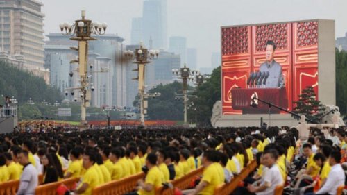习近平七一讲话"头破血流"杀气腾腾 官媒随后抛出武力攻台三步骤