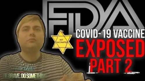 调查媒体“真相工程”（Project Veritas）9月22日（周三）发布了他们就新冠病毒（COVID）疫苗调查系列的第二个视频，其中一名来自美国食品和药物管理局（FDA）的经济师透露，拜登政府要对所有不接种疫苗的人进行登记，他认为这可以效仿纳粹德国对待犹太人的做法。