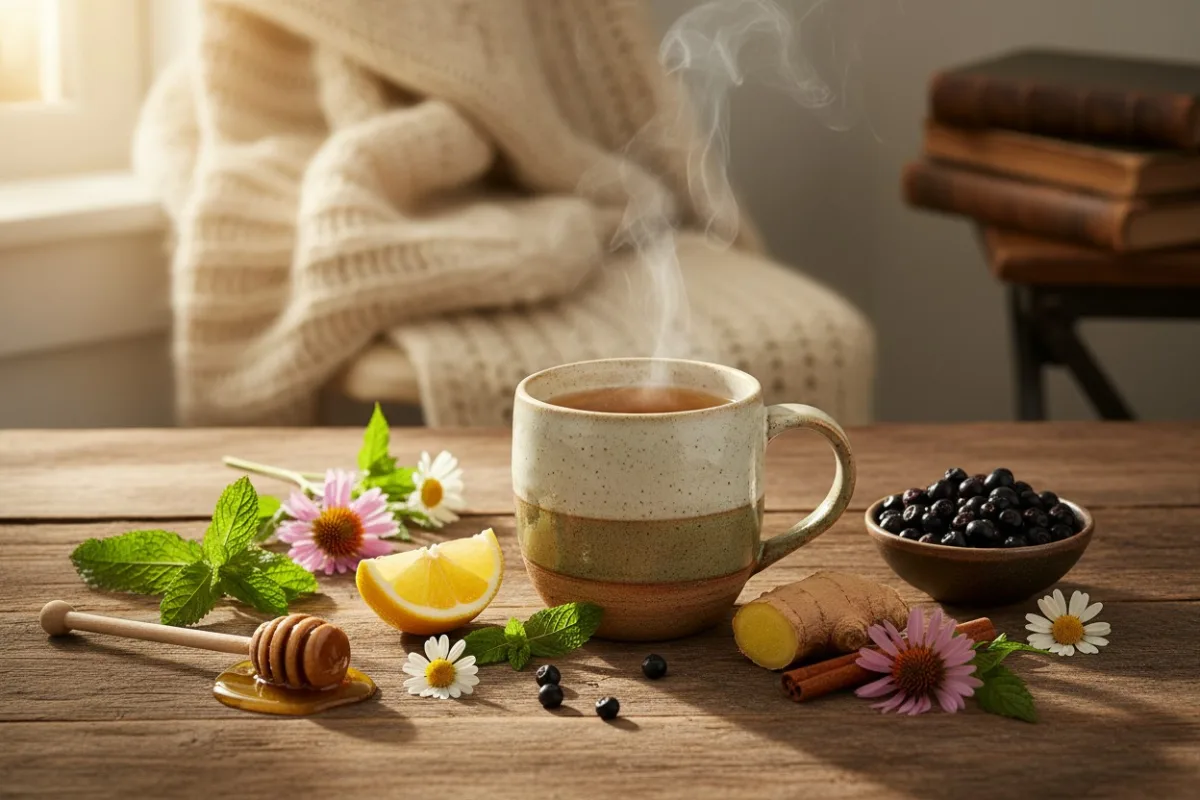 感冒时喝什么茶更合适？生姜、薄荷、洋甘菊等茶饮的作用与注意事项